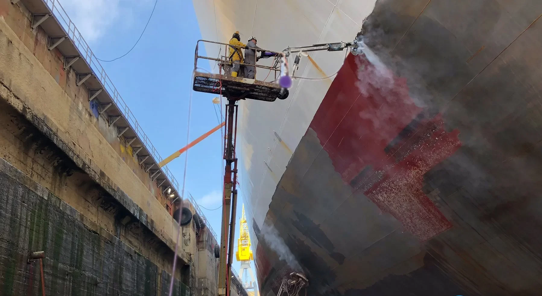 Ship Yard - Hull cleaning
